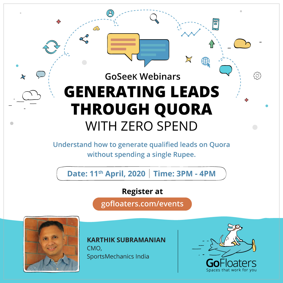 GoSeek Webinar : Generating Leads through Quora with Zero Spend