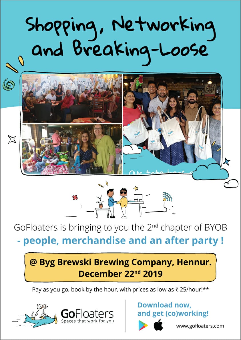 GOFLOATERS BYOB – BENGALURU : SEASON II